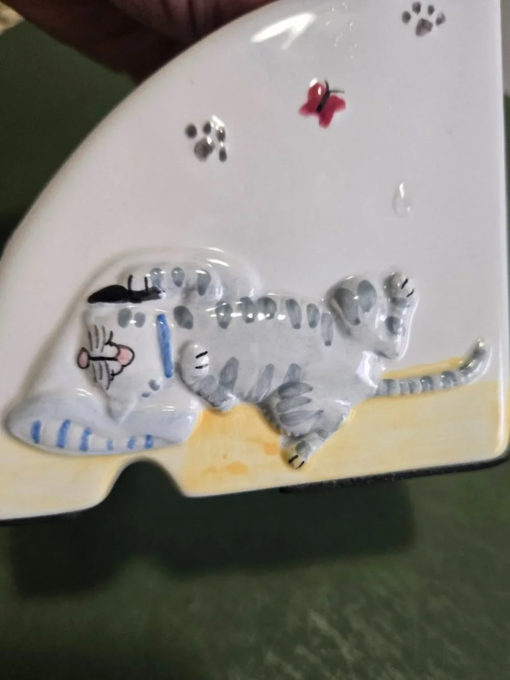 Ceramic Kitty Desk Organizer